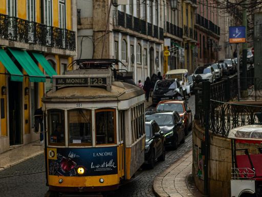 Historical Tram in Lisbon