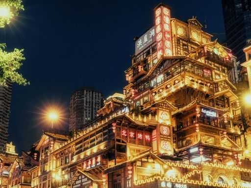 洪崖洞吊脚楼