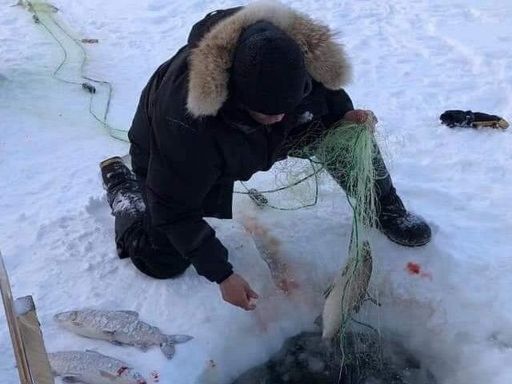 Net Ice Fishing